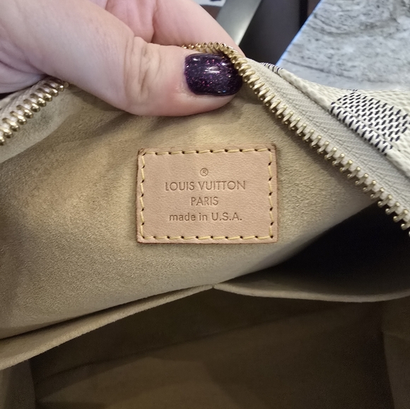 SOLD!!Louis Vuitton Evora MM Damier Azur - Picture 9 of 11